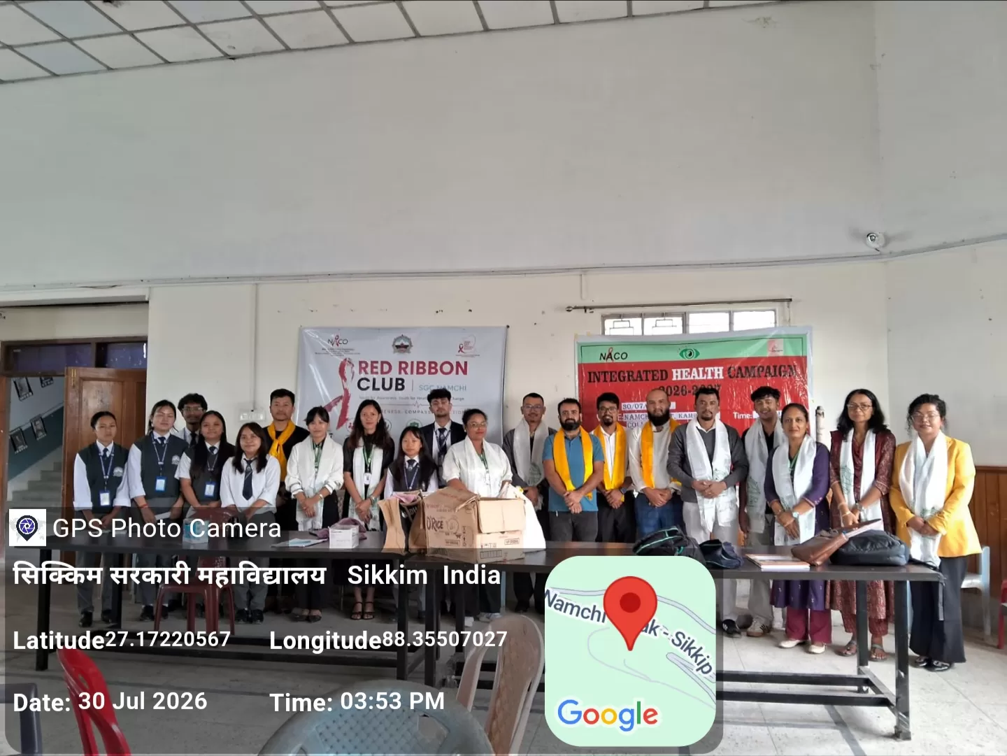 Integrated Health Campaign organised at Our College