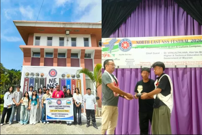 SGC Namchi NSS Volunteers Bring Laurels to Sikkim at North East NSS Festival 2026