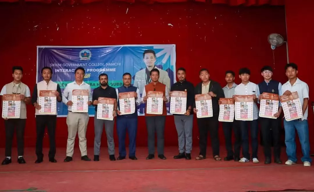Hon’ble MP Dr. Indra Hang Subba Interacts with Students of Sikkim Government College, Namchi