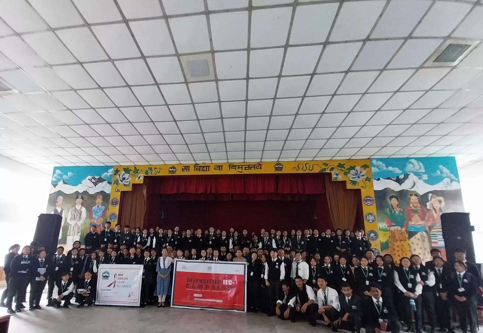 Red Ribbon Club, SGC Namchi in collaboration with Sikkim SSACS conducted various diagnostic tests, including HIV and Syphilis screening, Hepatitis B and C testing, and Blood Sugar examinations.